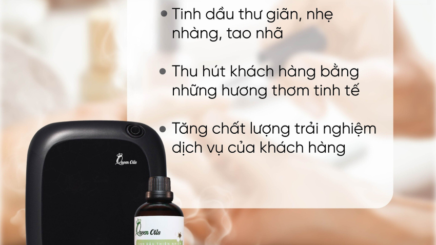 COMBO MÁY KHUẾCH TÁN HƯƠNG THƠM DÀNH RIÊNG CHO SPA, SALON, NAIL