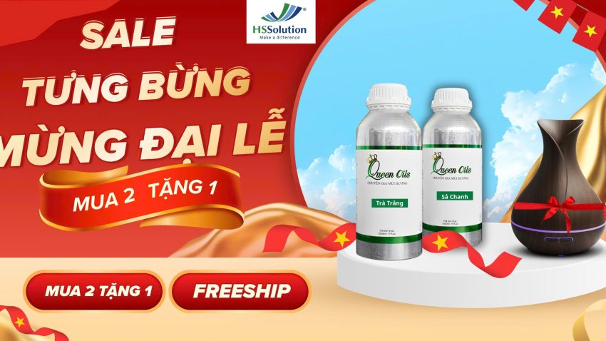Cơ hội vàng để sở hữu tinh dầu cao cấp & máy xông hiện đại với ưu đãi cực hấp dẫn: